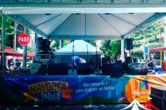 Alquiler techo 24x12mts, tarima y carpa, sonido.