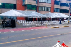 Alquiler 2 carpas 12x6mts transparentes.