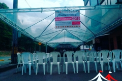 Alquiler 2 carpas 12x6mts transparentes.