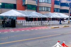 Alquiler 2 carpas 12x6mts transparentes.