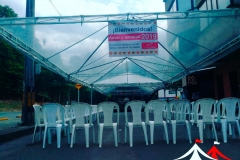Alquiler 2 carpas 12x6mts transparentes.