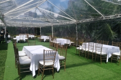Techo 24x12mts lona transparente