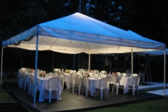 Carpa 6x6 mts con piso.