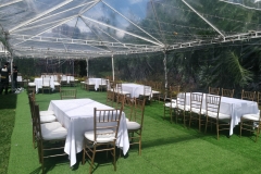 Techo 24x12mts lona transparente