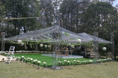 Techo 24x12mts lona transparente