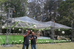 Montaje Techo 12x12mts transparente