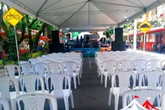 Alquiler techo 24x12mts, tarima y carpa, sonido.
