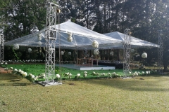 Montaje Techo 12x12mts transparente